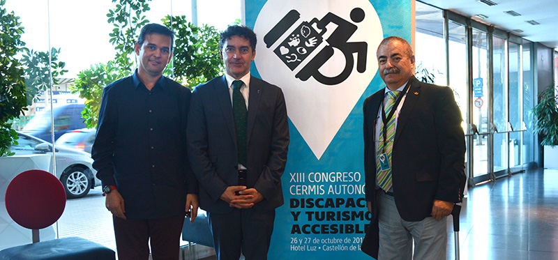 Eduardo Signes, Francesc Colomer y Javier Segura en el congreso de cermis autonómicos