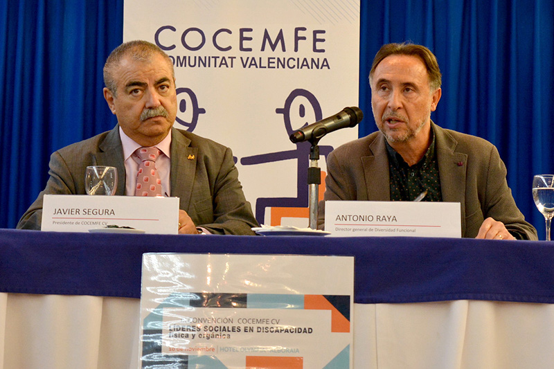 Antonio Raya, director general de Diversidad Funcional, clausura la IX Convención de COCEMFE CV