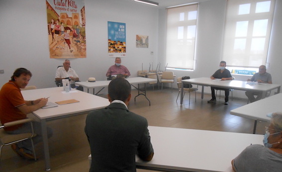 Reunión con responsables de Cruz Roja y el Ayuntamiento de Valencia