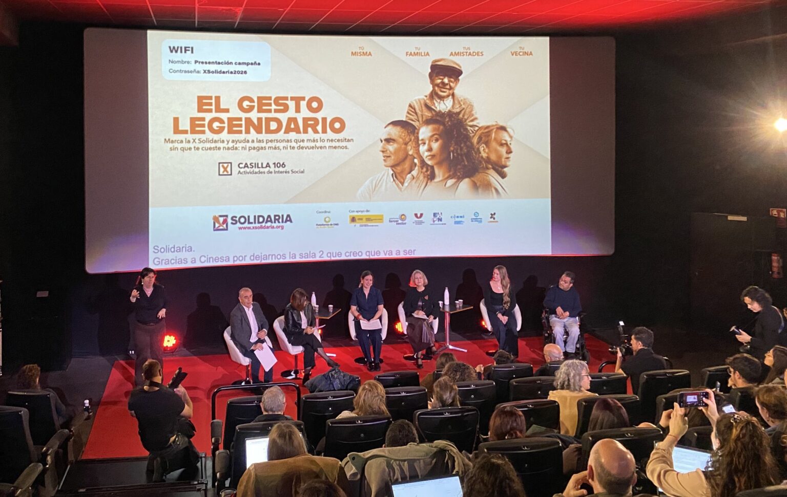 Casi 12,4 millones de personas realizan un «gesto legendario» marcando la «X Solidaria» en su renta